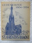 Jong, Dominicus De - Gedenkboek 1904-1954 Sint-Laurentius-Hamont.