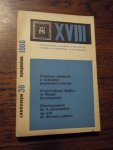 redactie - XVIII International Congress of Psychology, August 1-7, 1966, Moscow, USSR. Nr 36 Cross-cultural studies in mental development