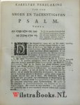 Brahé, Jan Jacob - Ethans Onderwyzinge in den Negenentachtigsten Psalm, geopend en verklaard.