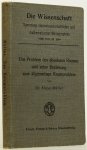 MÜLLER, A. - Das Problem des absoluten Raumes und seine Beziehung zum allgemeinen Raumproblem.