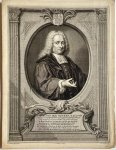 Jacob Houbraken (1698-1780), after Hieronymus van der Mij (1687-1761) - Antique portrait print I Theologian Johan van den Honert, published ca. 1750, 1 p.