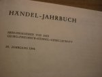 Händel; Georg Friedrich (1685–1759) - Jahrbuch 30. Jahrgang 1984; herausgegeben von der Georg Friedrich Handel-Gesellschaft Händel; Georg Friedrich (1685–1759) - Jahrbuch 30. Jahrgang 1984; herausgegeben von der Georg Friedrich Handel-Gesellschaft