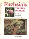Nijhuis, Miep .. Tekeningen Aat van Wijk - Fuchsia's: van Stek tot stam  .. Kweek en verzorging door de beginner