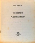 Janácek, L.: - Concertino per pianoforte, due violini, viola, clarinetto, corno e fagotto