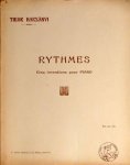 Harsány, Tibor: - Rhythmes. Cinq inventions pour piano