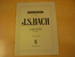 Bach; J. S.  (1685-1750) - Vier Duette aus dem Teil der "Clavier Ubung" (BWV 802-805) Fur Violine und Viola (Bearbeitet von Walther Davisson)