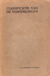 Buddingh de Voogt, J.G. - Classificatie van de vereenigingen.
