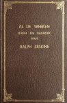 Erskine, Ralph/Fraser, Donald - Al de werken van R. en E. Erskine, Deel XIX/19. Leven en dagboek van Ralph Erskine (Zijn leven beschreven naar zijn dagboek)