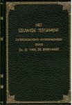 Breevaart, Ds. G. van de - Het eeuwige Testament