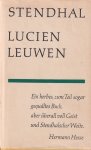 Stendhal (pseud. van Marie Henri Beyle) - Lucien Leuwen