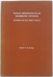 Koning Rudolf W de - Human Hepatocellular Membrane Antigens Studies on PLC/PRF 5 Cells Proefschrift met stellingen