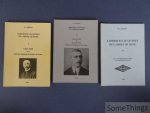 Wilfrid Lambert. - Fabriques liégeoises de lampe de mines. Tome I: Hubert Joris et la' Fabrique liégeoise de lampes de sûreté'. Tome II: Hubert Mulkay et Mulkay Frères 'Histoire de leur fabrique en Outre-Meuse'. Tome III: La S.A. d'Eclairage des Mines et d'Outi... Wilfrid Lambert. - Fabriques liégeoises de lampe de mines. Tome I: Hubert Joris et la' Fabrique liégeoise de lampes de sûreté'. Tome II: Hubert Mulkay et Mulkay Frères 'Histoire de leur fabrique en Outre-Meuse'. Tome III: La S.A. d'Eclairage des Mines et d'Outi...