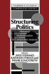 Kathleen Thelen - Cambridge Studies in Comparative Politics