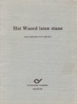 GS Arnhem 1981 - Het Woord laten staan. Oproep tot keuze [brief synode GKV aan Synode CGK)