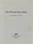 GS Arnhem 1981 - Het Woord laten staan. Oproep tot keuze [brief synode GKV aan Synode CGK)