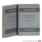 Zindler, Konrad. - Liniengeometrie mit Anwendungen. I. Band. Mit 87 Figuren. II. Band. Mit 24 Figuren [2 volumes].