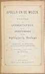 Binger, H. - Music, 1867, Book trade | Apollo en de Muzen. Wedstrijd van liedertafels, bij de feestviering van het vijftigjarig bestaan der Vereeniging ter bevordering van de belangen des Boekhandels, [s.n.], Amsterdam, 1867, 23 pp.