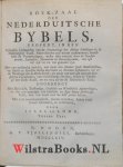 Long, Isaac Le - Boek-Zaal der Nederduitsche Bybels, geopent, in een Historische Verhandeling van de Overzettinge der Heilige Schriftuure in de Nederduitsche Taale, sedert dezelve eerst wierdt ondernomen, beneffens de Veranderingen, welke daar omtrent door de ...