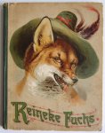 Barack, Max [illustrator: Dotteler, Christian] - Reineke Fuchs, für die Jugend bearbeitet. Von Max Barack. Mit 6 Farbdruck- und 30 Textbildern von Christian Dotteler. Stuttgart, Loewes Derlag Ferdinand Carl, n. d. [ca. 1900].
