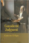 Catherine Z. Elgin - Considered Judgment