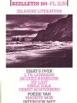 Diepstraten, Johan en Phil Muysson - Bzzlletin nr. 104. IJslandse literatuur