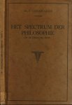 Goedewaagen, T. - Het Spectrum der Philosophie in de twintigste eeuw.