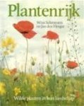 Schroevers, Wim / Hengst, Jan den - Plantenrijk  , wilde planten in hun landschap met 100-den kleurenfoto`s en beschrijvingen waar de flora voorkomt