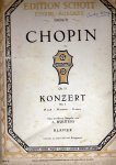 Chopin Frederic - op 2 Konzert no 1  E moll