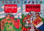 Various - Das große Ritter-Malbuch/The Big Colouring Book of Knights & Das große Burgen-Malbuch/The Big Colouring Book of Castles (2 volumes)