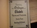 Handel; Georg Friedrich (1685-1759) - Sammlung von Gesangen aus Handel's Opern und Oratorien - Zweiter band; mit Klavierbegleitung versehen und herausgegeben von Cictorie Gervius; zangstem: (Mezzo)sopraan; alt; tenor; bas