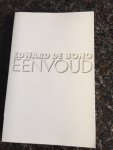 Bono, E. de - Eenvoud / druk 1
