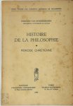 Fernand van Steenberghen 276288 - Histoire de la philosophie Période chrétienne