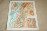  - Oude kaart - Palestina - circa 1905