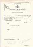 KNSM - Weegbrief KNSM 1948 ss Cottica