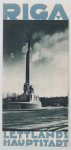 n.n - (TOERISME / TOERISTEN BROCHURE) Riga - Lettlands Hauptstadt - Die Hauptstadt Lettlands Riga (Plattegrond)