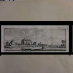 IJsselstein. - 't Huis 's Heerendyk en de stad Ysselstein in 't verschiet.