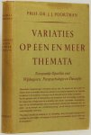 POORTMAN, J.J. - Variaties op één en meer themata. Verzamelde opstellen over wijsbegeerte, parapsychologie en theosofie.