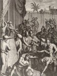Hoet, Houbraken & Picart. - Taferelen der Voornaamste Geschiedenissen van het Oude en Nieuwe Testament, en andere boeken, bij de Heilige Schrift gevoegt. Door de vermaarde Kunstenaars Hoet, Houbraken, en Picart getekent, en van de beste meesters in koper gesneden....