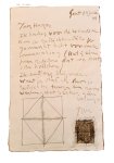 VAN SEVEREN, Dan - Dan VAN SEVEREN – Brief aan Hugo CLAUS Originele gesigneerde brief met 3 tekeningen (1978)