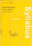 Diversen - Automatisering, wat is dat nu?