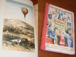 Jules Verne - Wonderreizen aan Kinderen Verteld. Vijf weken in een Luchtballon met 4 gekleurde plaatjes