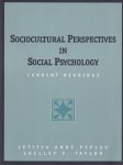 Peplau, Letitia Anne - Sociocultural Perspectives in Social Psychology: Current Readings Peplau, Letitia Anne - Sociocultural Perspectives in Social Psychology: Current Readings