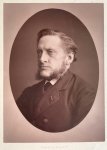 Verveer, Maurits. - Original photograph, woodburytype I Portrait of artist Hendrik Albert van Trigt (1829-1899) made by Maurits Verveer, published 1881 - 1885.