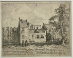Jansz. Pieter Saenredam (1597-1665) - Antique print, etching | The Berkenrode Castle by Saenredam, published ca. 1607-1665, 1 p.
