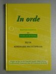 Commissie Kerkrecht, - In orde --- Handleiding en toelichting bij de kerkelijke rechtspraak