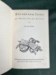 Richter, Ludwig (ills.) - Alte und neue Lieder mit Weisen und mit Bildern von Ludwig Richter Insel-Bucherei Nr. 18