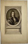 Jacob Houbraken (1698-1780), after N. Krüger (fl. 18th c.) - Antique portrait print I Portrait of German rector Peter Kolb (Kolbe), published ca. 1740, 1 p.