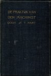 HART, J.B. 'T - De praktijk van den machinist: beknopte handleiding voor zelfonderricht omtrent de stoommachine, en wat daarmede in verband staat, hoofdzakelijk samengesteld voor den werkman, machinist, machinedrijver en vuurstoker ; bestaande uit vragen en a...