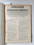 Verlag Mier & Glasemann: - Zeitschrift für Binnen-Schiffahrt 1943 :