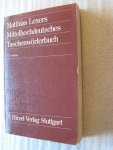 Lexer, Matthias - Matthias Lexers Mittelhochdeutsches Taschenwörterbuch